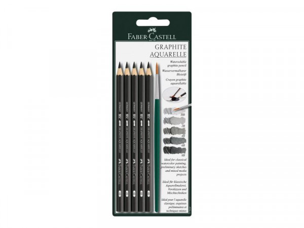 FABER-CASTELL Aquarellbleistift Graphite Aquarelle BK