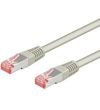NW Kabel CAT6 S/FTP 0,50m grau halogenfrei goobay
