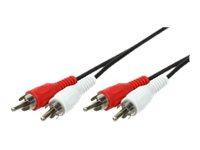 LogiLink Audiokabel - RCA x 2 (M) bis RCA x 2 (M)