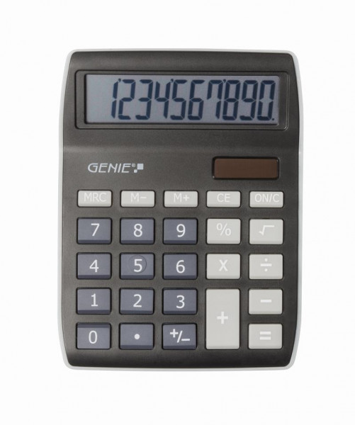GENIE Tischrechner 840BK schwarz 10-stellig