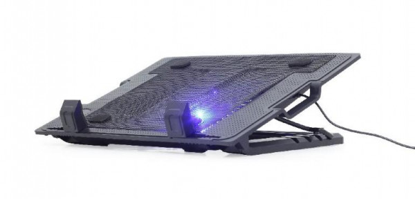 GEMBIRD Notebook Kühler bis 17" 2xLüfter 45°höhenverstellbar