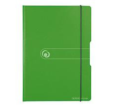 Herlitz Klemmbrettmappe A4 PF grau/apfel m.Stifthalter