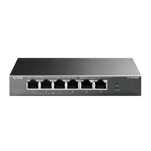 Switch TP-Link 6x GE TL-SF1006P (davon 4PoE+)