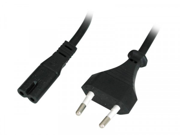 Lindy Euro-Netzkabel 3m Euro-Netzstecker-IEC 320 C7 f
