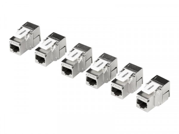 TRENDnet Geschirmte Cat6A Keystone-Buchsen 6er-Pack
