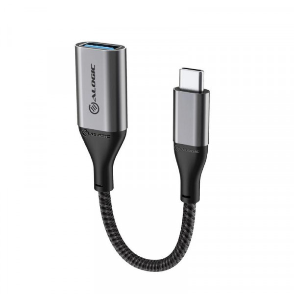 Alogic Adapter Ultra USB 3.1 to USB-A 15cm grau