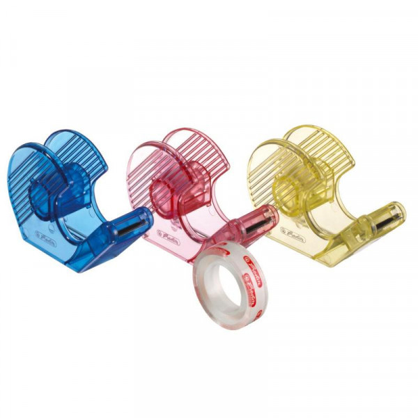 Herlitz Klebefilm 10mx12mm transparent 1 Stück mit Abroller