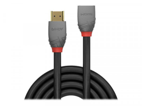 Lindy HDMI 2.0 Verlängerungskabel 2m, Anthra Line