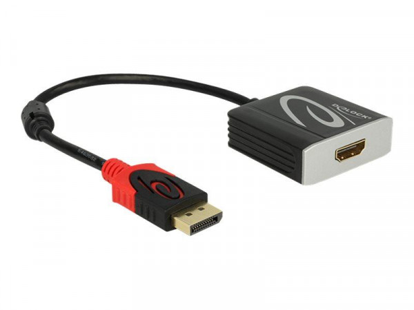 Displayport Adapter Delock DP -> HDMI St/Bu 4K Aktiv