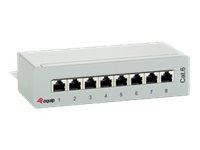 Equip Patchpanel 8x RJ45 Cat6 10" Tischgehäuse 