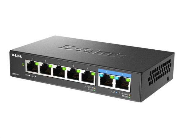 Switch Desk. D-Link DMS-107 5*GB/2*2.5GE
