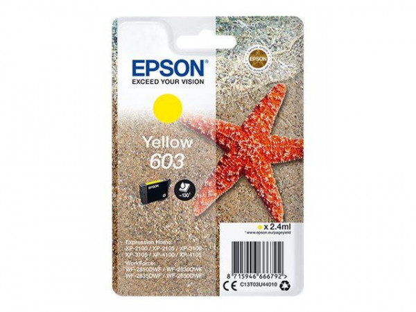 Patrone Epson 603 T03U4 yellow 2,4 ml