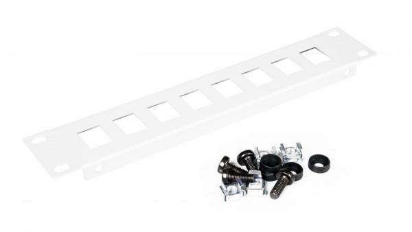 Equip Patchpanel 10" mit Keystone Montage 1U, grau