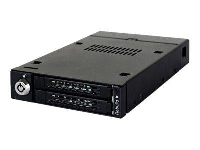 Backplane IcyDock 2x6,3cm SATAI-III in 1x3,5" RAID-Controlle
