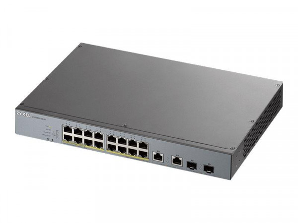 ZyXEL Switch 18x GE GS1350-18HP PoE long range 250W