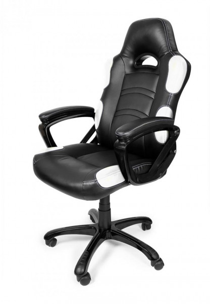 Arozzi Gaming Stuhl Enzo Schw./Weiß - PU
