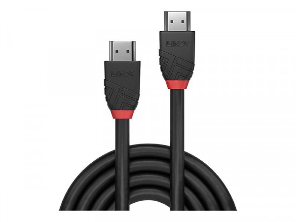 Lindy HDMI High Speed Kabel Black Line 0.5m
