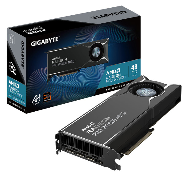 Gigabyte Radeon Pro W7800 AI TOP 48GB GDDR6 DP 3xMini DP