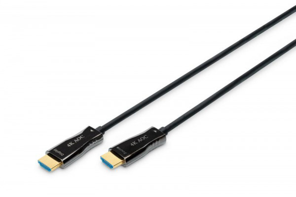 DIGITUS HDMI AOC Hybrid Glasfaserkabel, UHD 4K, 30 m