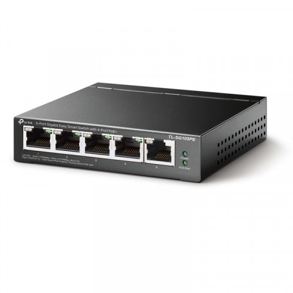 Switch TP-Link 5x GE TL-SG105PE (davon 4xPOE+)