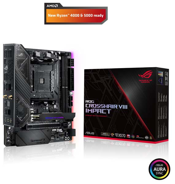 Mainboard ASUS ROG CROSSHAIR VIII IMPACT (AMD,AM4,DDR4,mDTX)