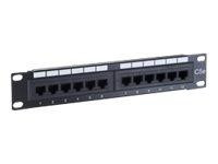 Equip Patchpanel 12x RJ45 Cat5e 10" 1HE ISDN 