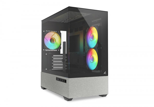 Sharkoon Gehäuse MK7 ARGB mATX 2xGlas schwarz