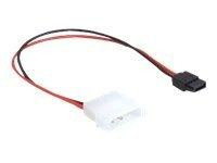 Stromkabel Delock Molex 2pin -> SATA 6Pin St/St 0.25m