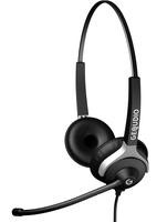 GEQUDIO Headset 2-Ohr mit 3,5mm Klinke