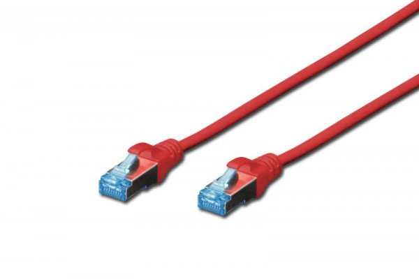 DIGITUS Patchkabel Cat5e SF/UTP 2xRJ45 1,0m grau Hebelschut