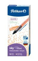 Pelikan Tintenschreiber inky 273 Pastell Orange 10 Stück