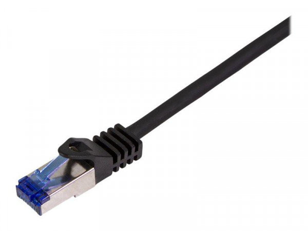 Logilink Patchkabel Ultraflex, Cat.6A, S/FTP, schwarz, 3 m
