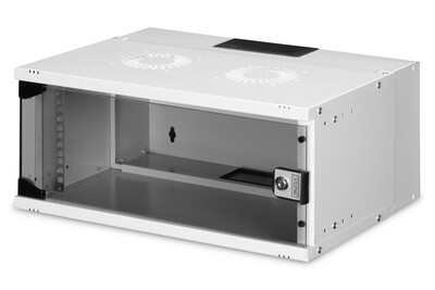 Digitus Wandgehäuse SOHO PRO 4HE 240x540x400 mm 19" grau