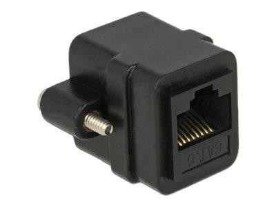 RJ45 Adapter Delock RJ45 -> RJ45 Bu/Bu Cat6 ungeschirmt E