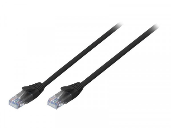 Lindy Patchkabel Cat6 U/UTP schwarz 10m