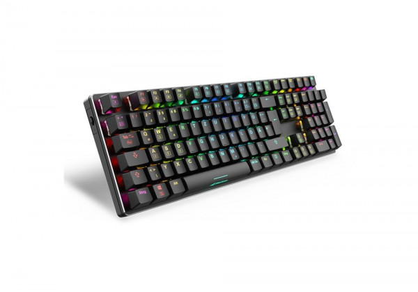 Sharkoon Gaming Tastatur Skiller SGK36W schwarz DE