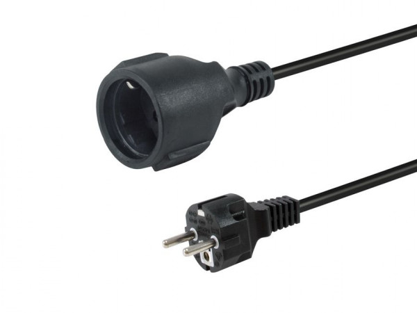 Equip Netzkabel Anschl. Schuko -> CEE7/3 10.00m schwarz