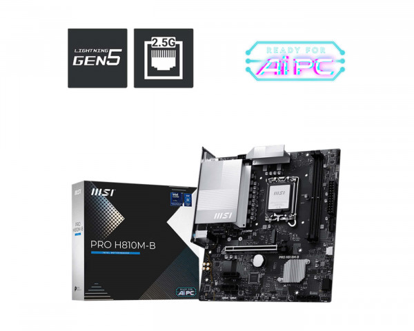 MSI PRO H810M-B (H810,S1851,mATX,DDR5)