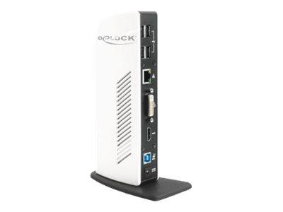 Portreplikator Delock USB3.0 -> USB/RJ45/HDMI/DVI/Audio