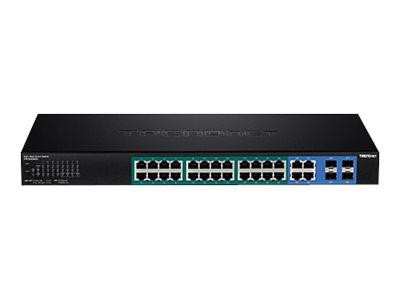 TRENDnet Switch 28-Port Gigabit Web Smart PoE+