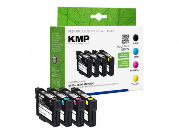 KMP Patrone Epson Pro WF-2865DWF ers. 502XL T02W64 bk,c,m,y