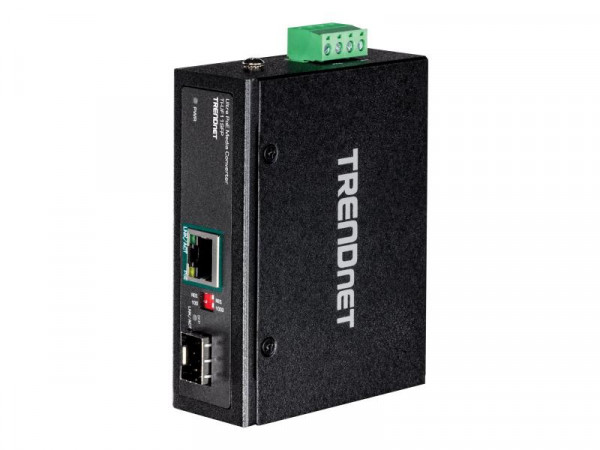 TRENDnet Industrieller SFP zu Gigabit UPoE Medienkonverter