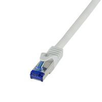 Logilink Patchkabel Ultraflex, Cat.6A, S/FTP, grau, 2 m