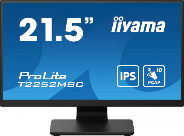 IIYAMA 54.5cm (21,5") T2252MSC-B2 16:9 M-Touch HDMI+DP