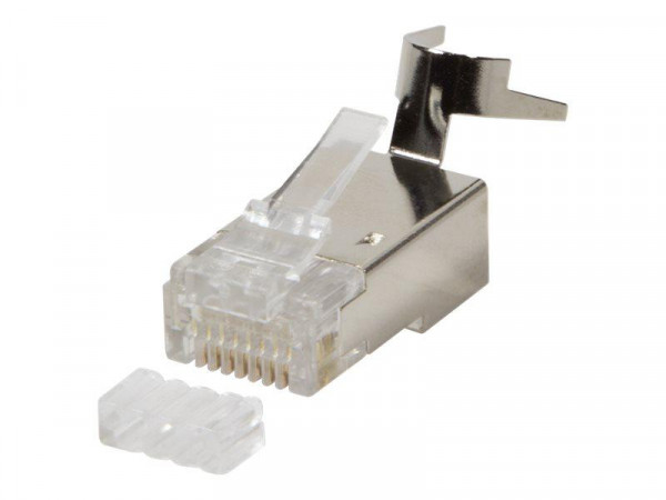 LogiLink Modular RJ45 für Cat7,Cat.6A, Cat6 Kabel, 50 Stk.