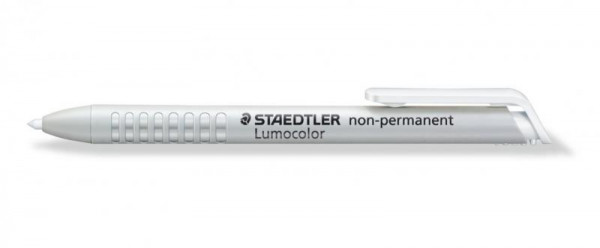 STAEDTLER Trockenmarker Lumocolor non-perm weiß
