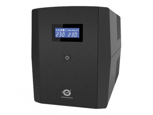 CONCEPTRONIC ZEUS UPS 1200VA 720W IEC+Schuko Socket