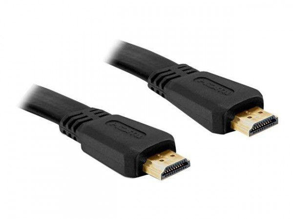 HDMI Flachkabel Delock Ethernet A -> A St/St 2.00m 4K