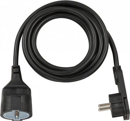 Verlängerungskabel Brennenstuhl 3m H05VV-F3G1,5 schwarz