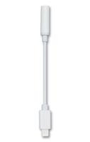 2GO Audio-Adapter Stereo Lightning 20cm weiß